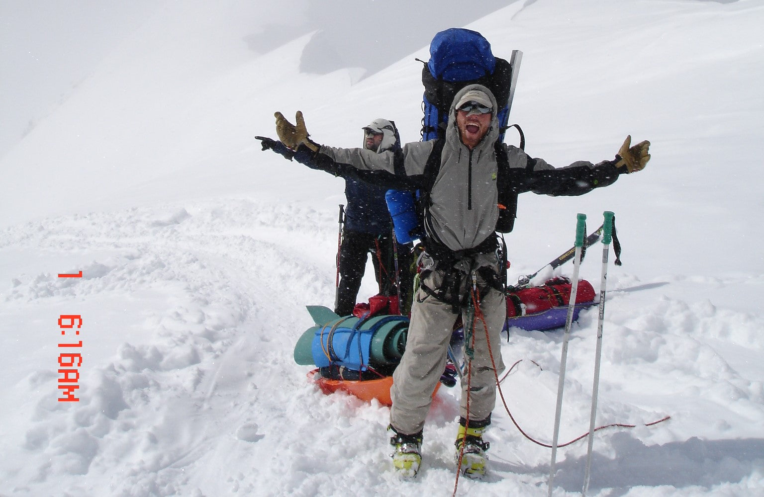 From the LOKI Archives. Testing Loki and other gear up to 20,320' on North America's Great One.