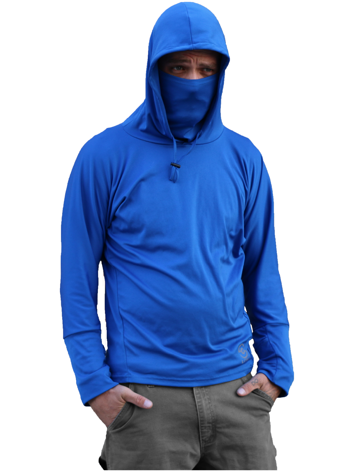 Raven Shadow Shirt - True Blue Hood