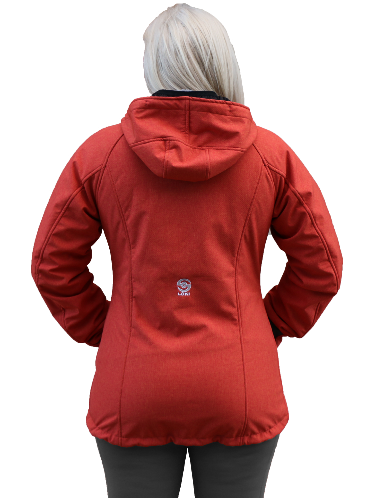 Women's Mountain Jacket - Orange Shag (Back)