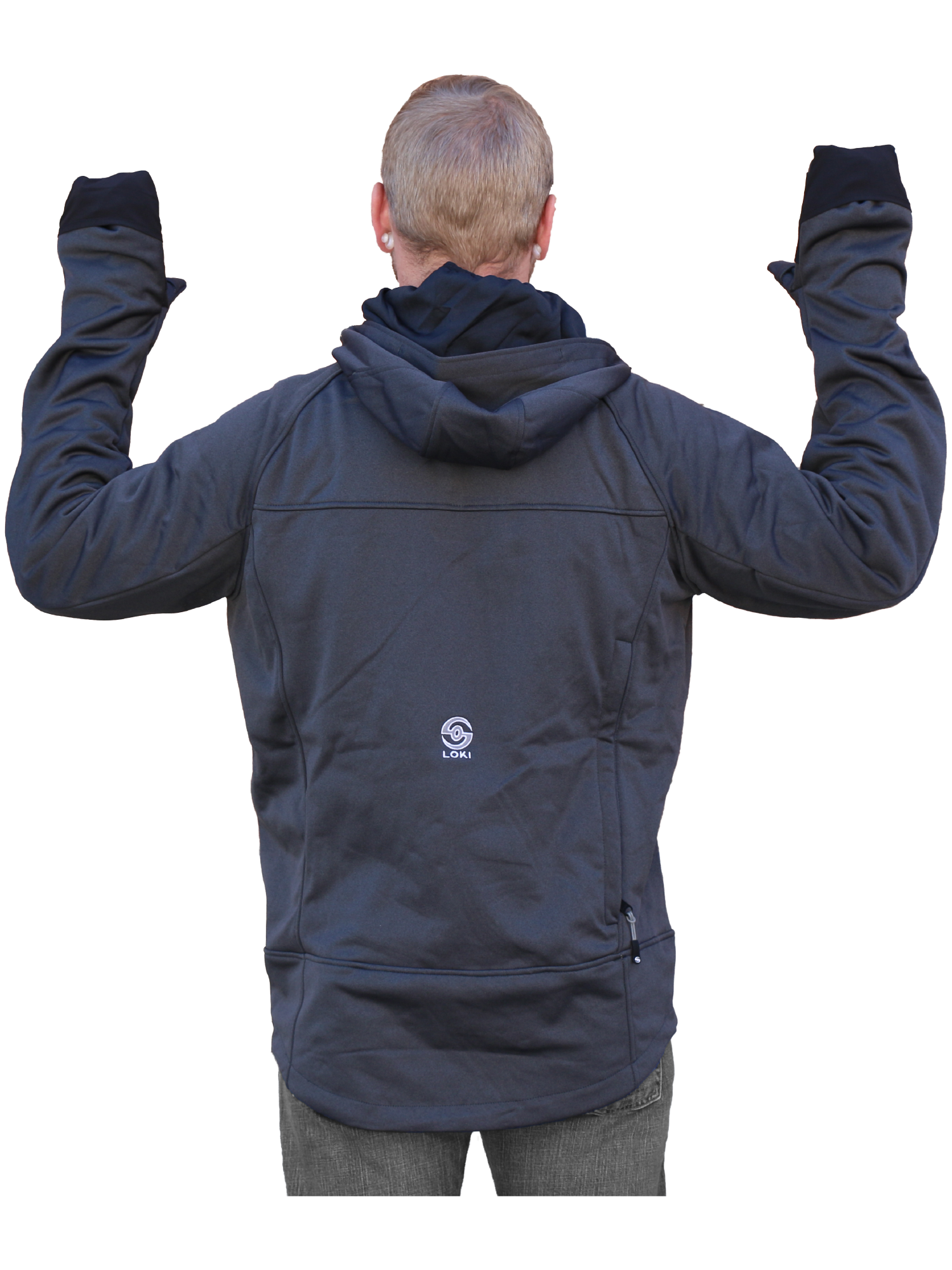 Men's Stretch Jacket - Black Back