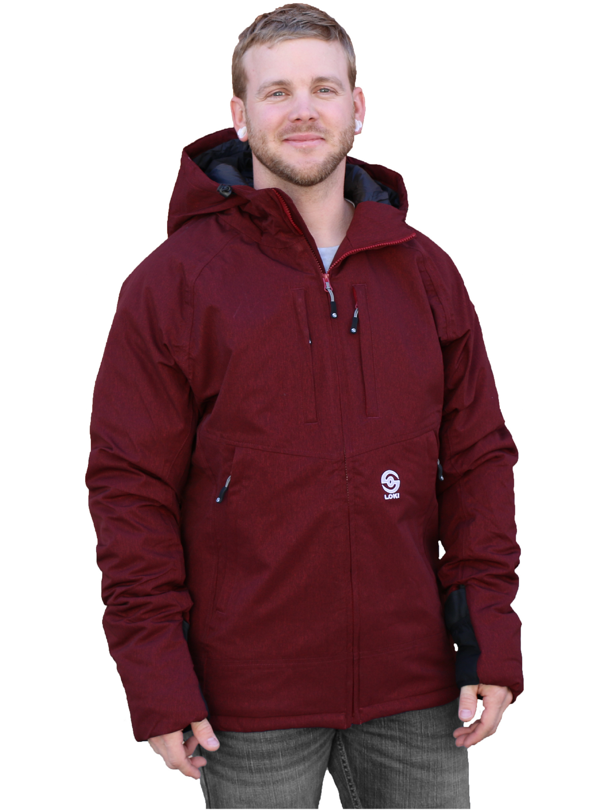 Men's Glacier Parka - Racing Red