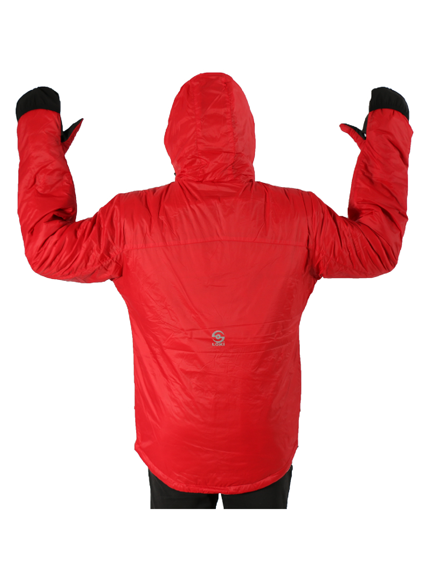 Men's Canyon Puffy Jacket - Fox Red - Back