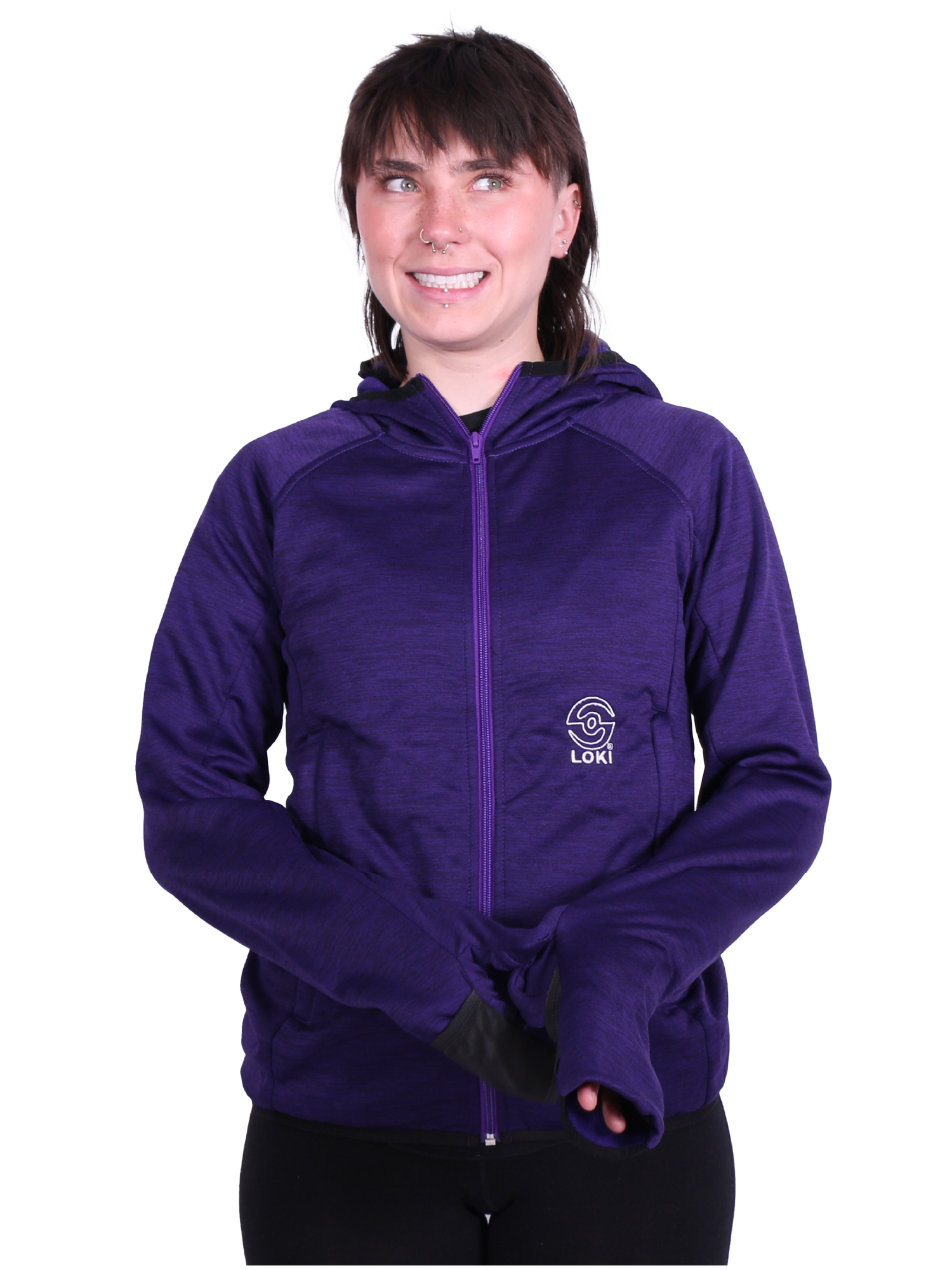 Women's Tech Hoodie - Stealth Cuff