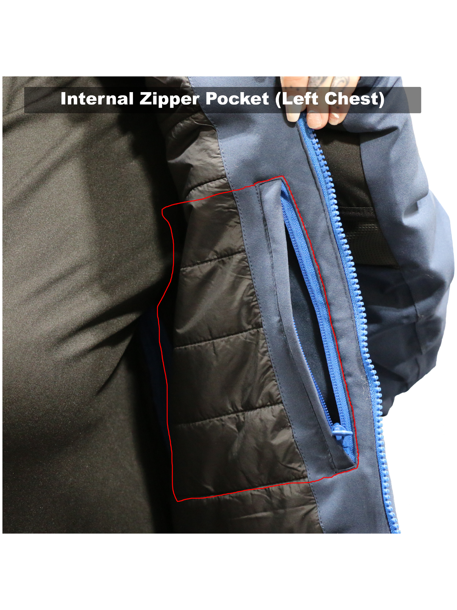 Woman's Meta Snow Sport Jacket - Internal Zipper Pocket