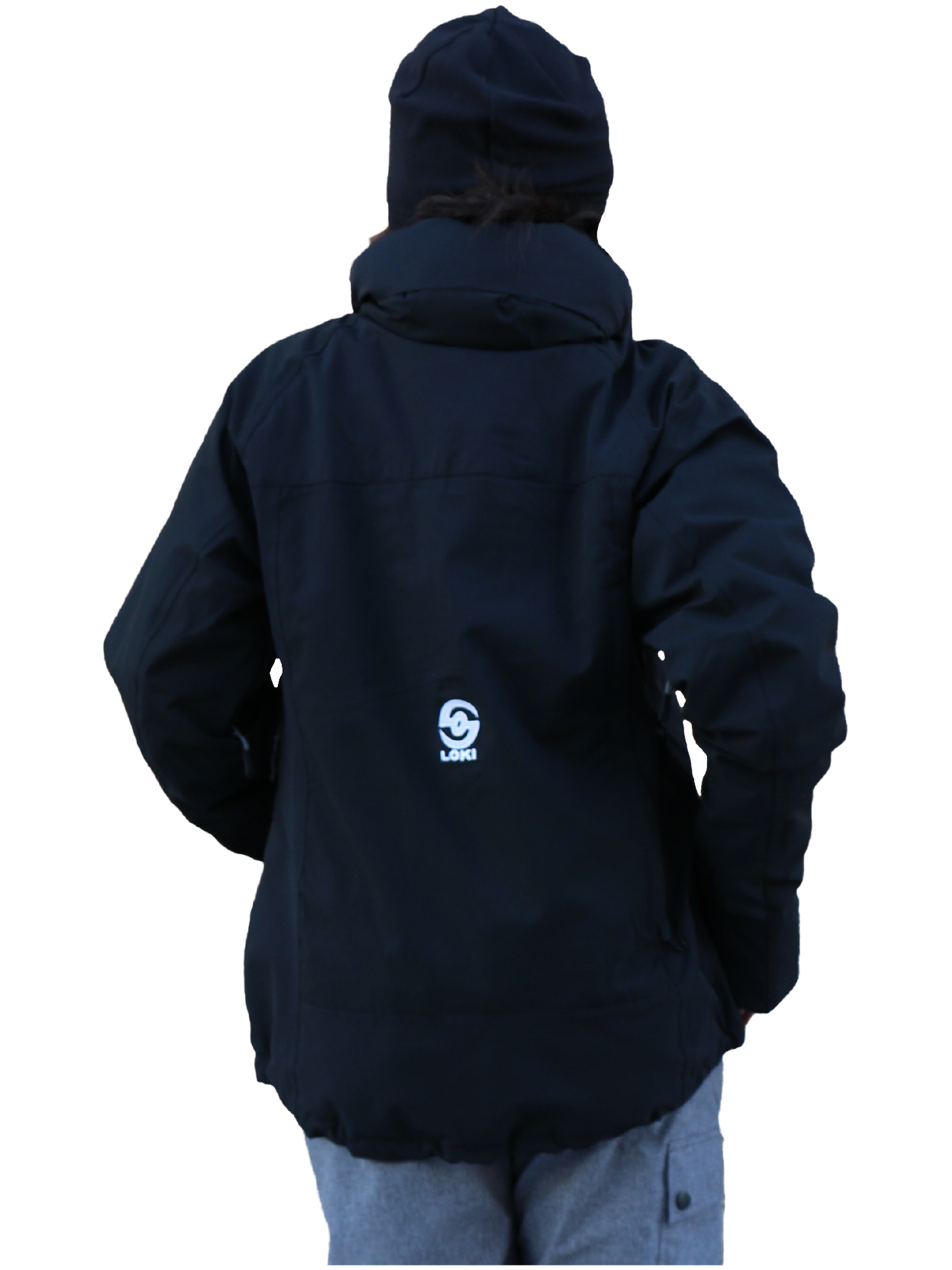 Woman's Meta Snow Sport Jacket - Black (Back)