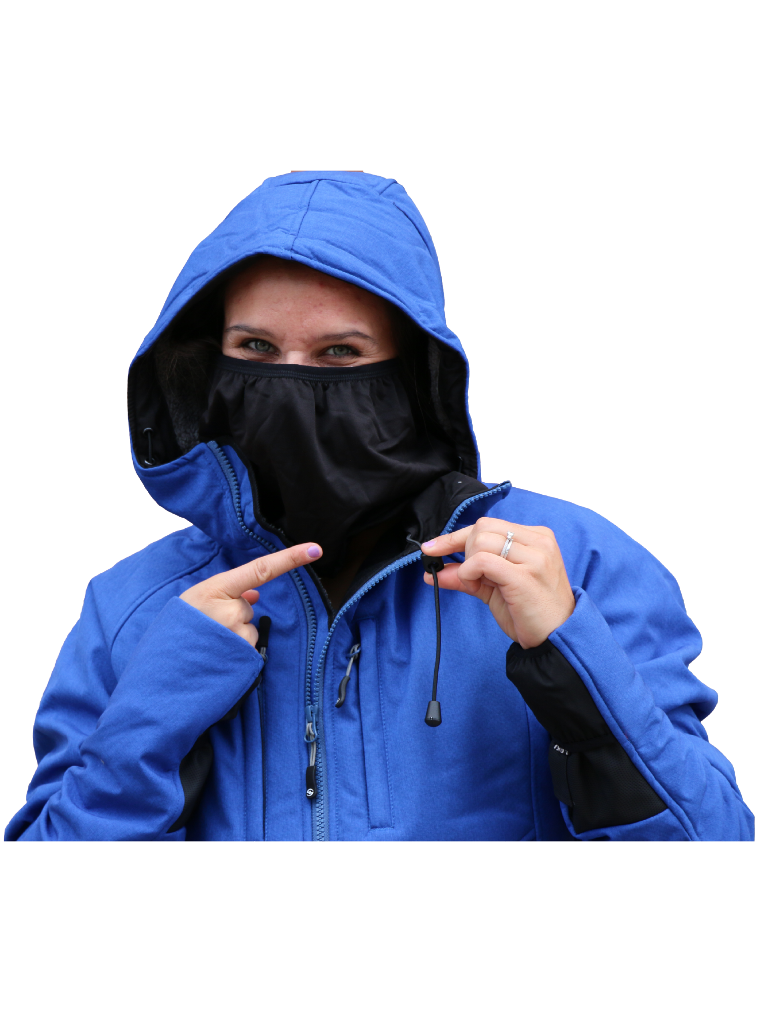 Women's Mountain Jacket - True Blue Cord Lock