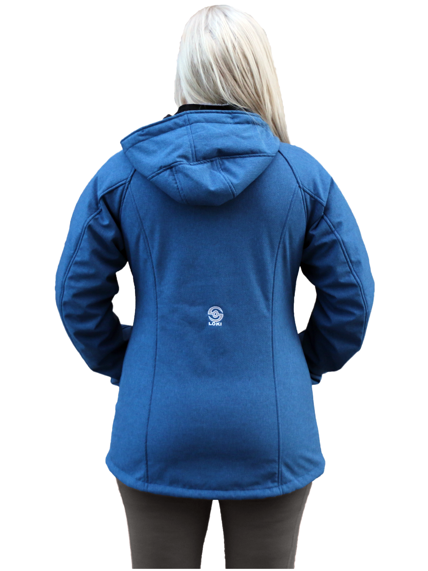 Women's Mountain Jacket - Bay Blue (Back)