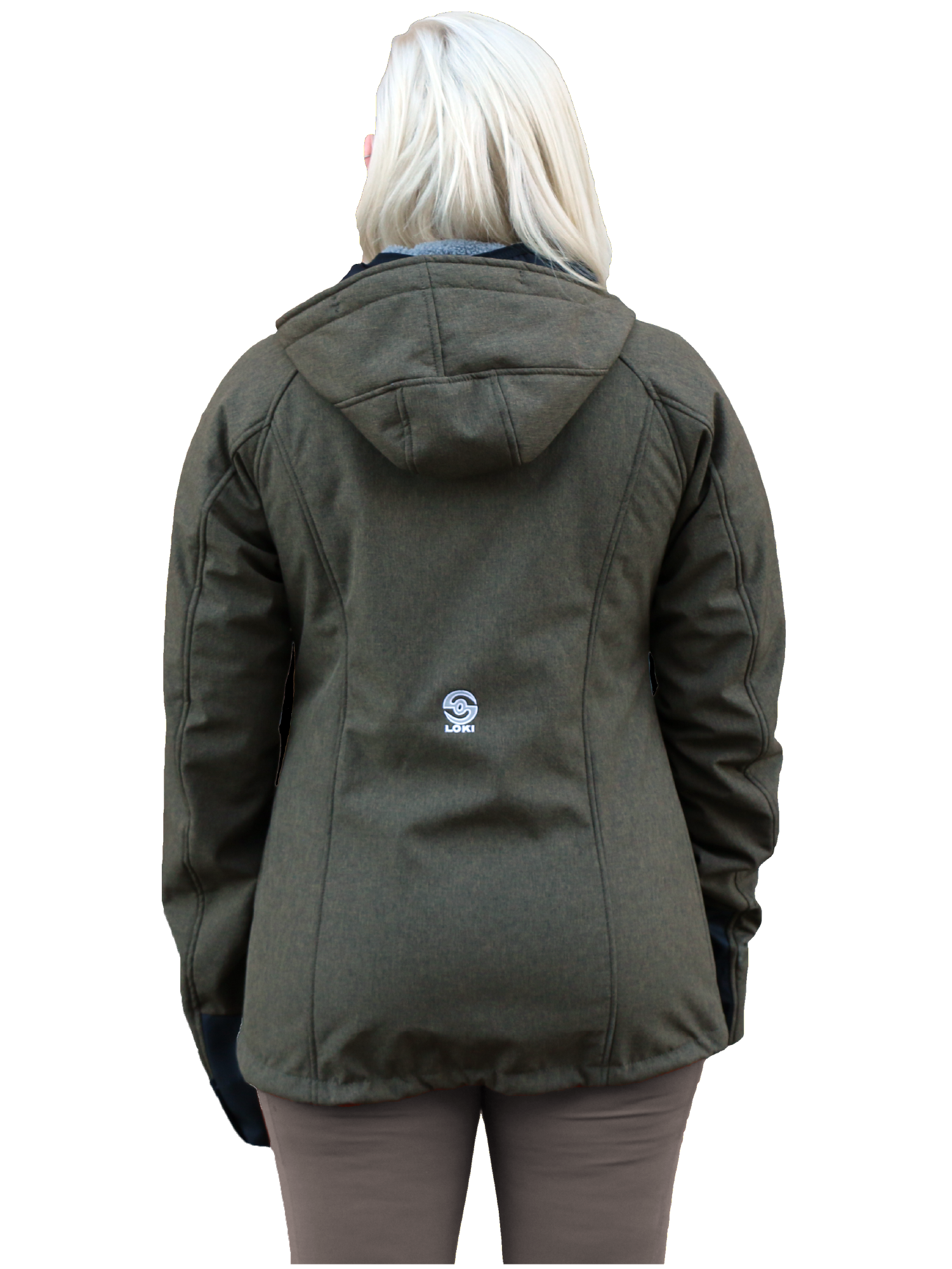 Women's Mountain Jacket - Olive Branch (Back)