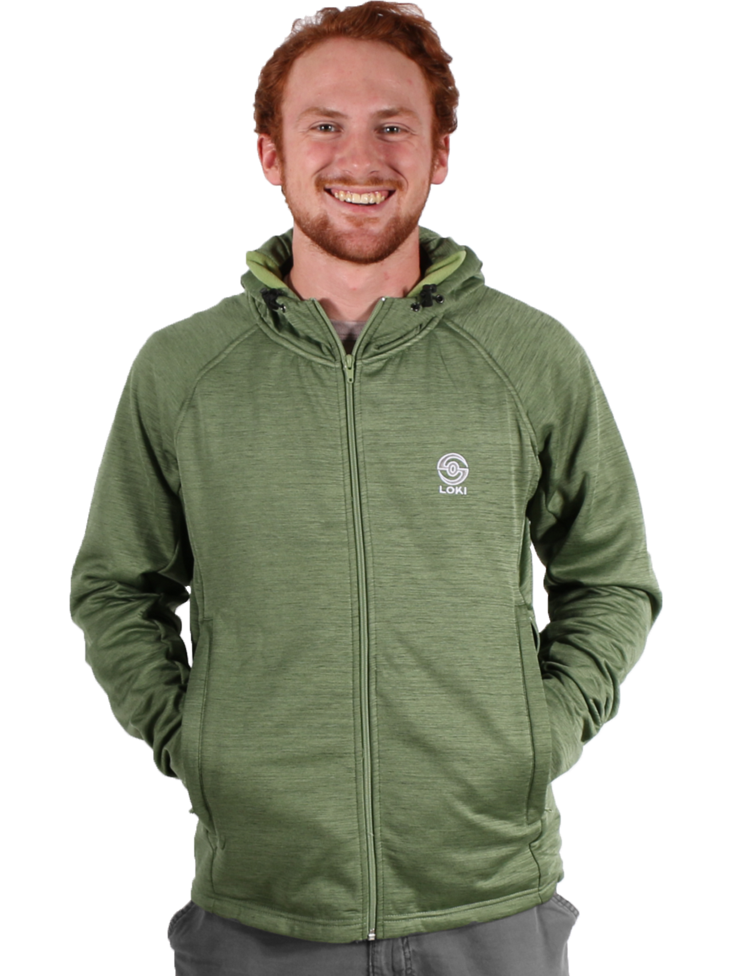 Men's Zip Up Tech Hoodie - Cactus