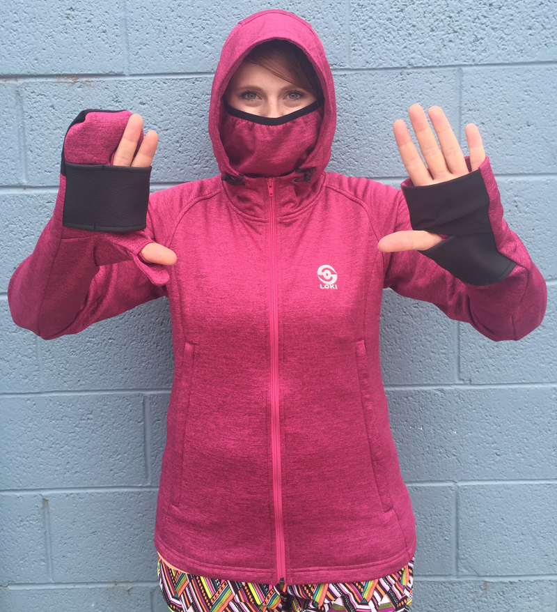 Women's Midgard Zip-Up - Caberet Features