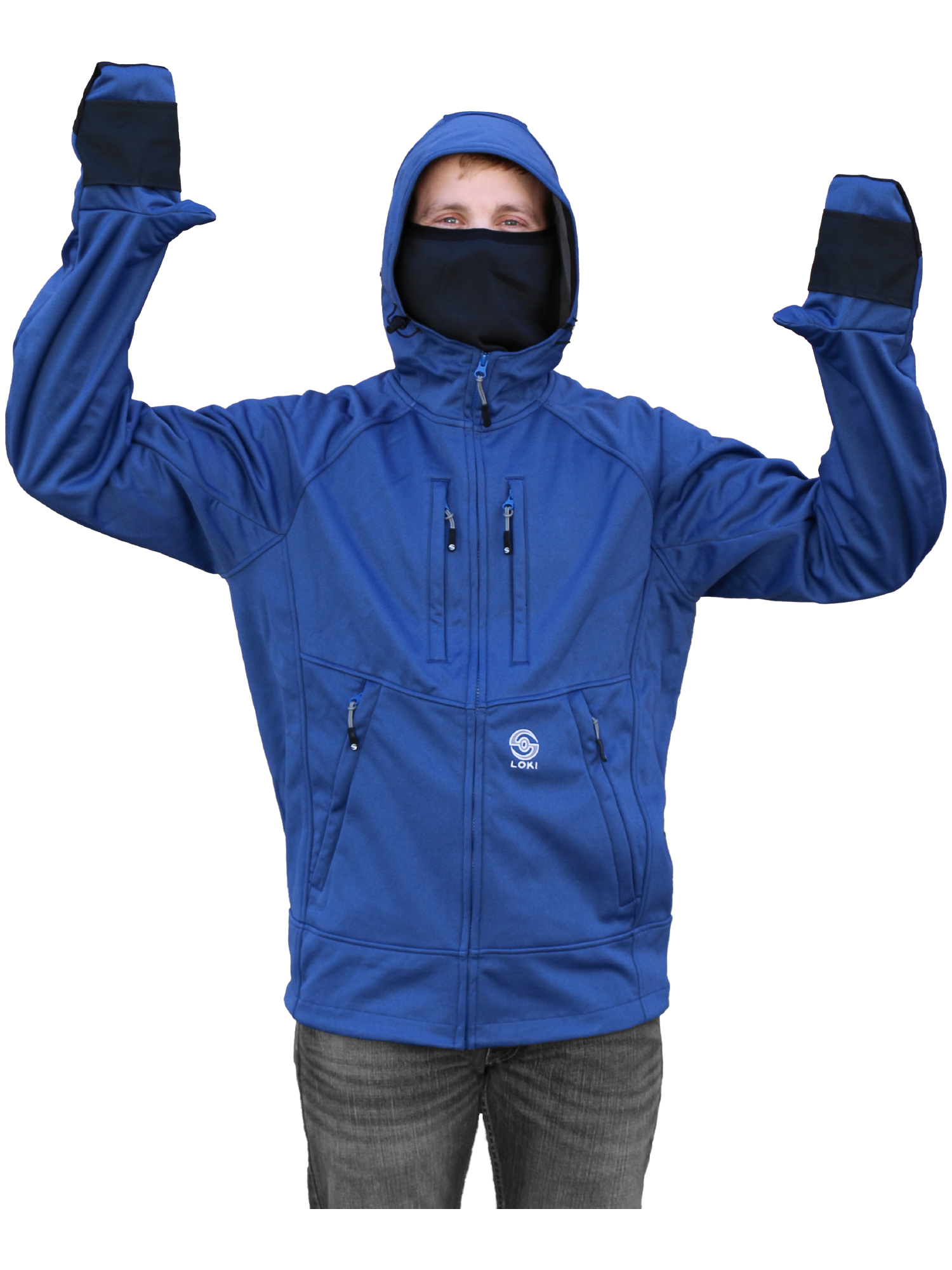 Men's Stretch Jacket - True Blue Features