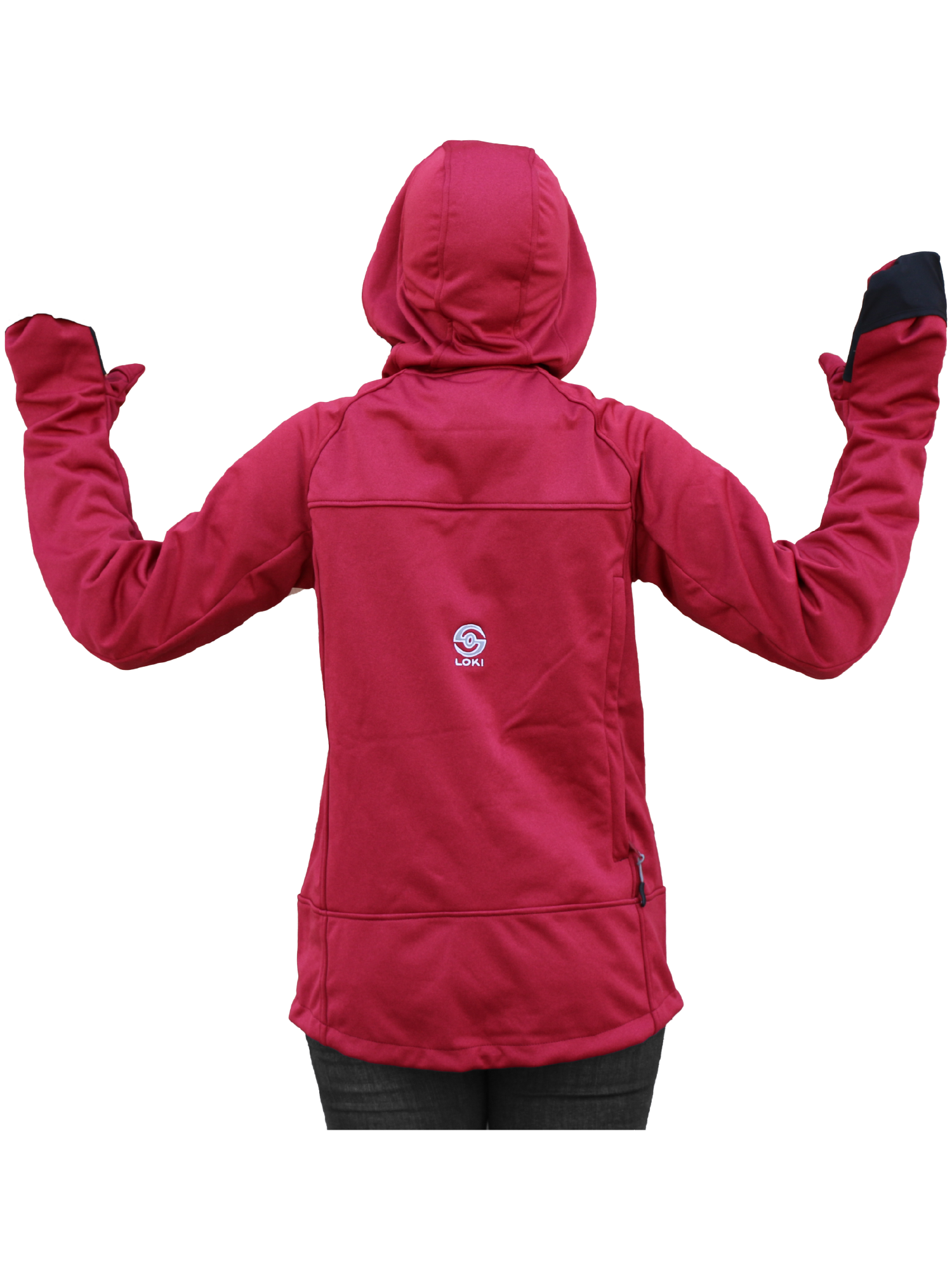 Women's Stretch Jacket - Racing Red Back