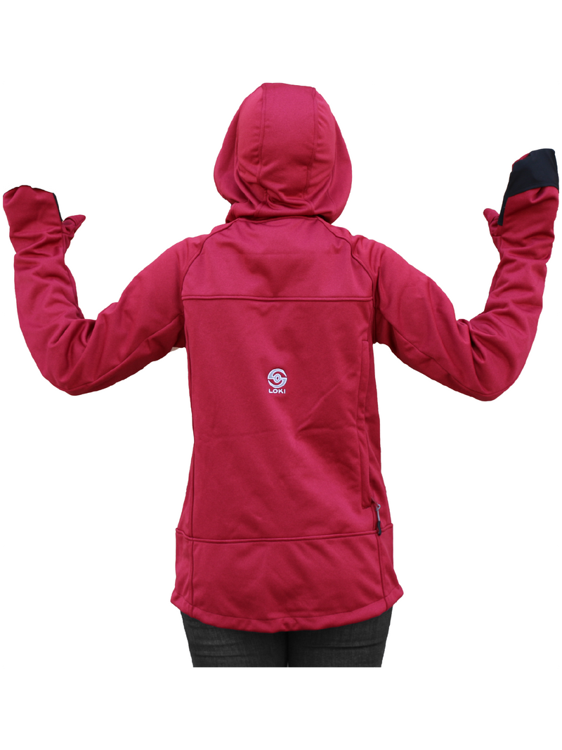 Women's Stretch Jacket - Racing Red Back