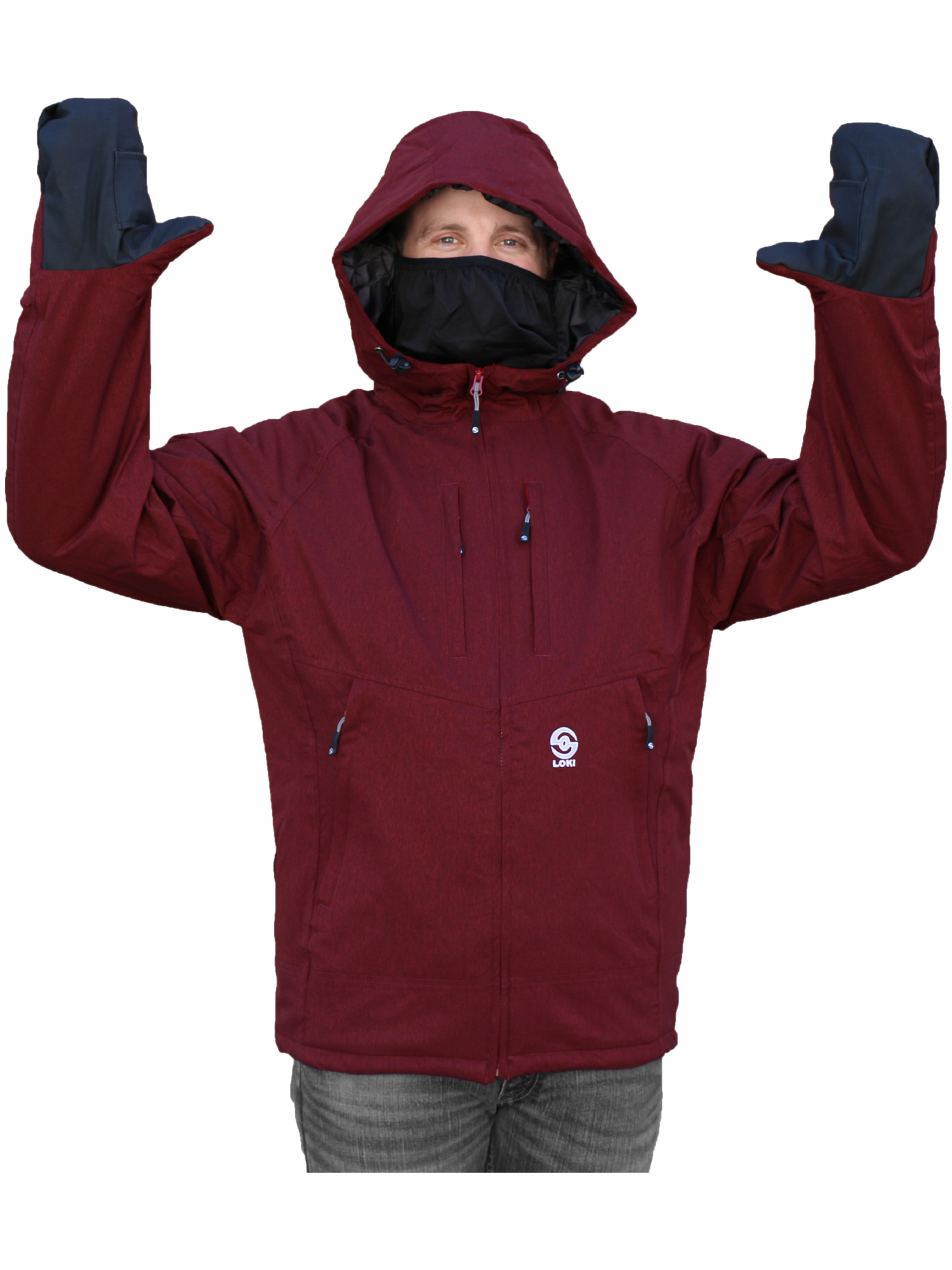 Men's Glacier Parka - Racing Red