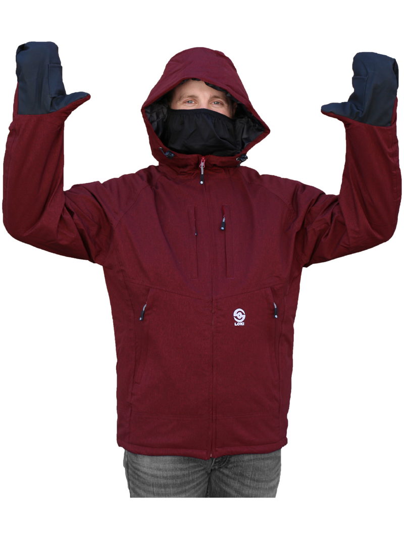 Men's Glacier Parka - Racing Red