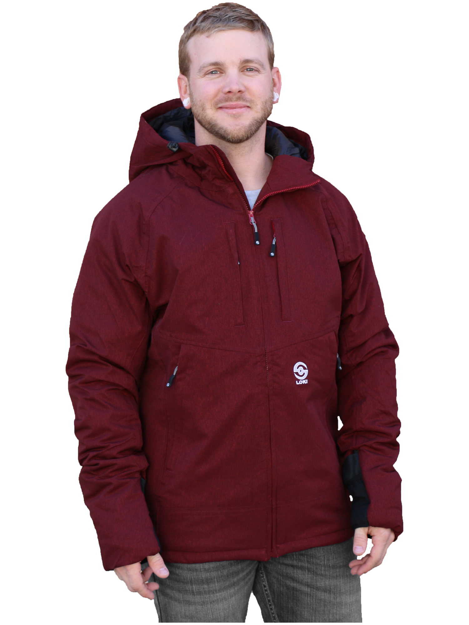 Men's Glacier Parka - Racing Red