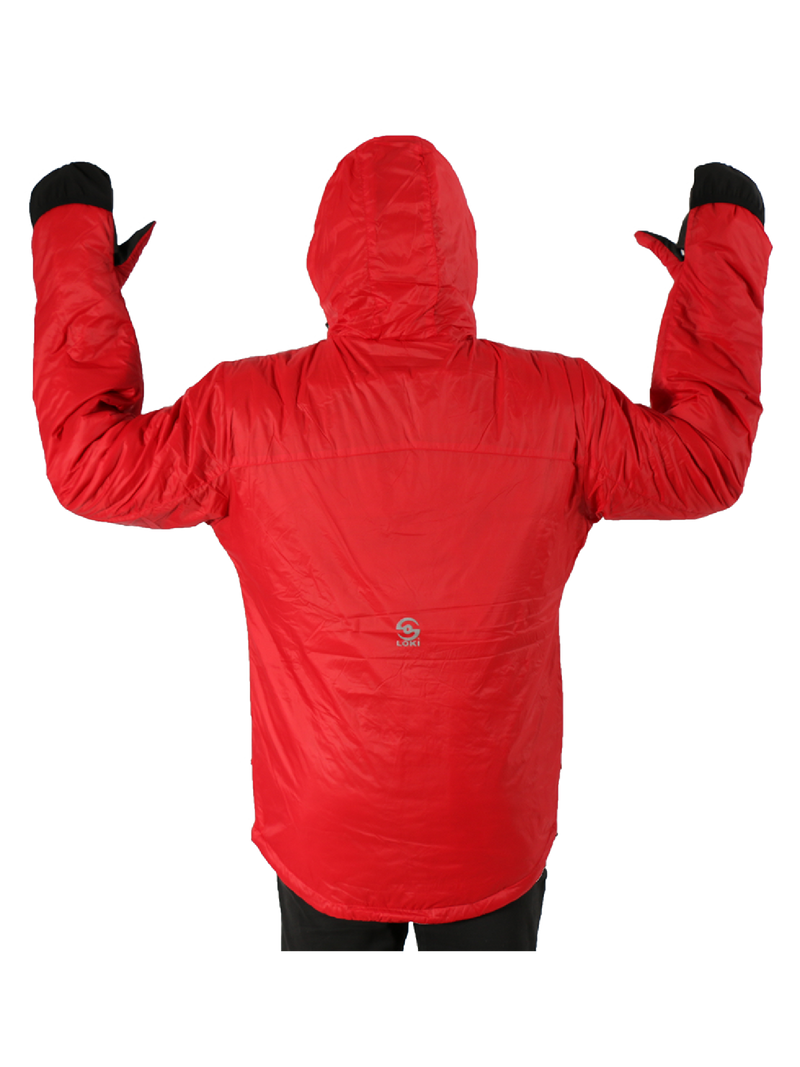 Men's Canyon Puffy Jacket - Fox Red - Back