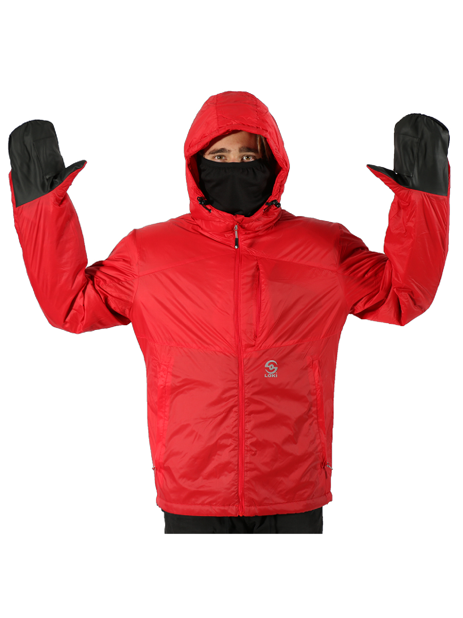 Men's Canyon Puffy Jacket - Fox Red - Front