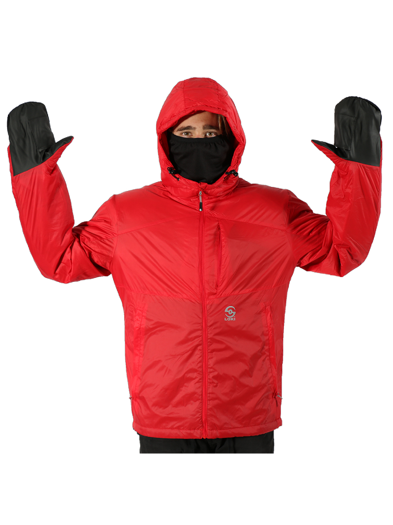 Men's Canyon Puffy Jacket - Fox Red - Front