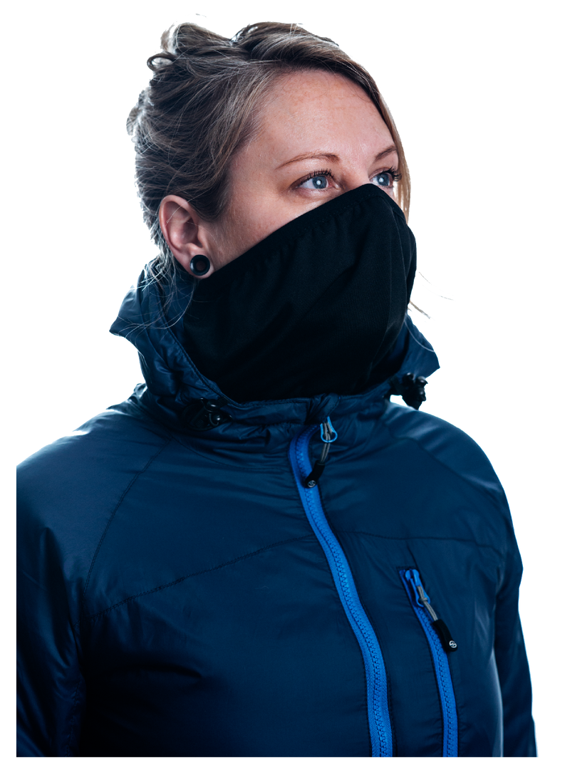 Woman's Canyon Puffy - Navy Blue (Face Shield)