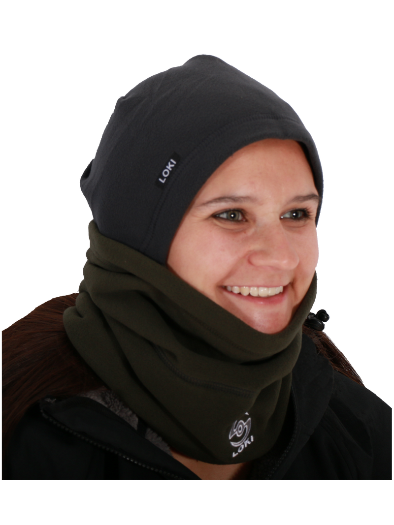 Loki Fleece Hat - Black / Root