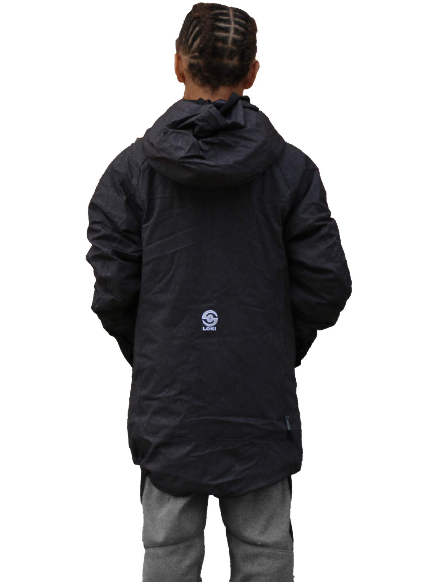 Kid's Ice Dragon Parka - Black