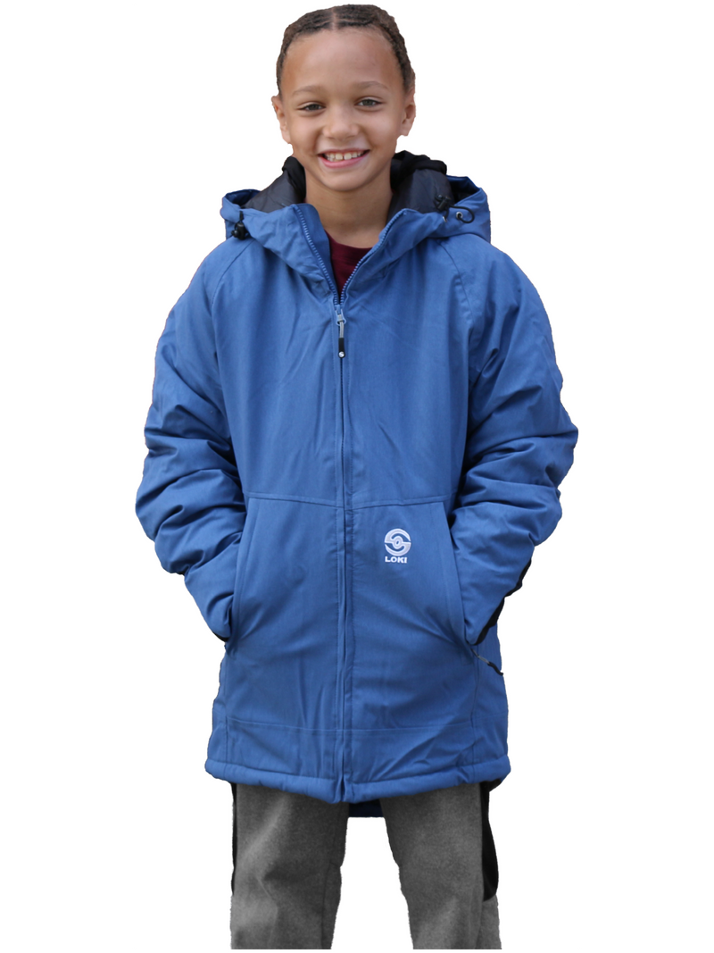 Kid's Ice Dragon Parka - True Blue