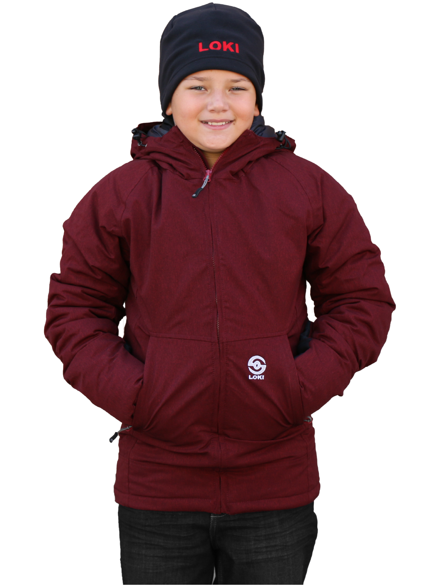 Kid's Ice Dragon Parka - Racing Red