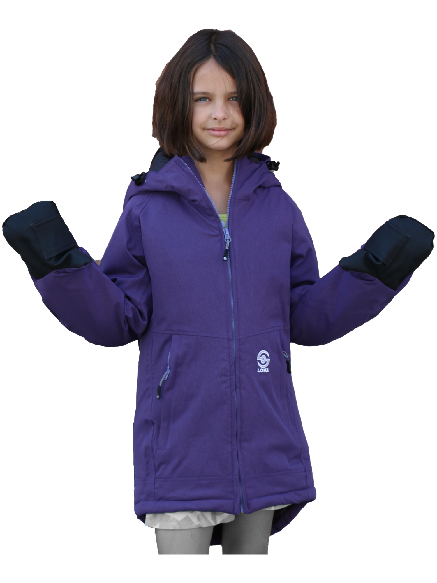 Kid's Ice Dragon Parka - Gothic Grape