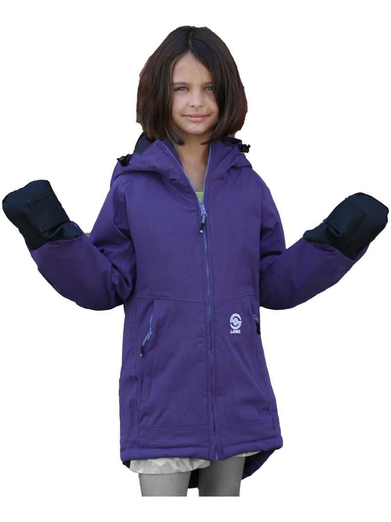 Kid's Ice Dragon Parka - Gothic Grape