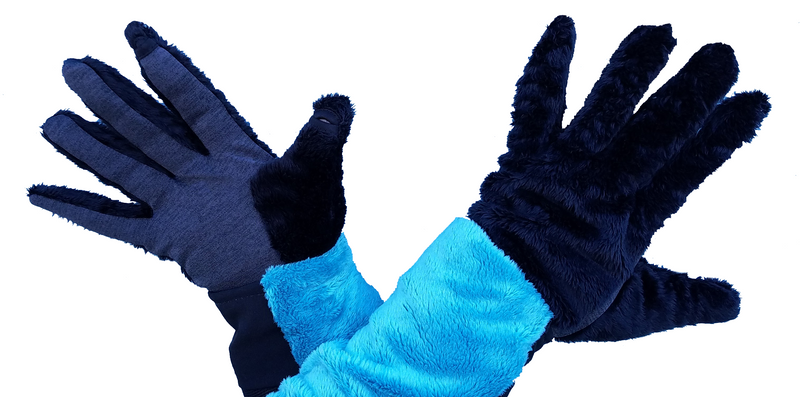 Mountain Fuzzy Glove - Black