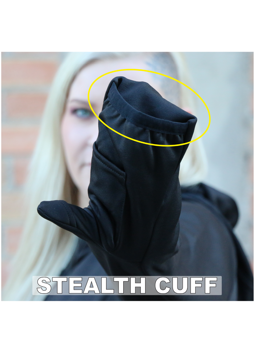 Women's Tech Hoodie - Stealth Cuff