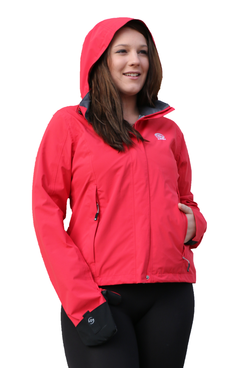 Women's All In One Light Shell - Tomato Puree